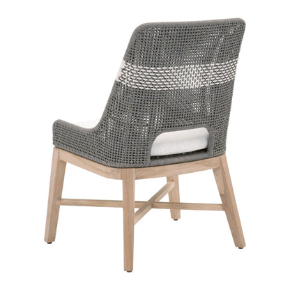 Essentials For Living - Woven - Outdoor  Tapestry Outdoor Dining Chair - 6850.DOV/WHT/GT_CLOSEOUT view 4