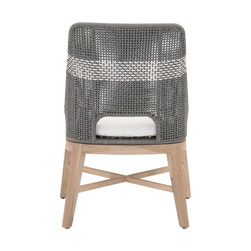 Essentials For Living - Woven - Outdoor  Tapestry Outdoor Dining Chair - 6850.DOV/WHT/GT_CLOSEOUT view 5