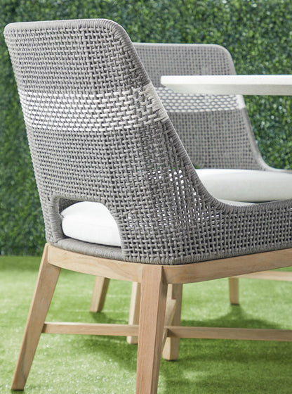 Essentials For Living - Woven - Outdoor  Tapestry Outdoor Dining Chair - 6850.DOV/WHT/GT_CLOSEOUT view 10