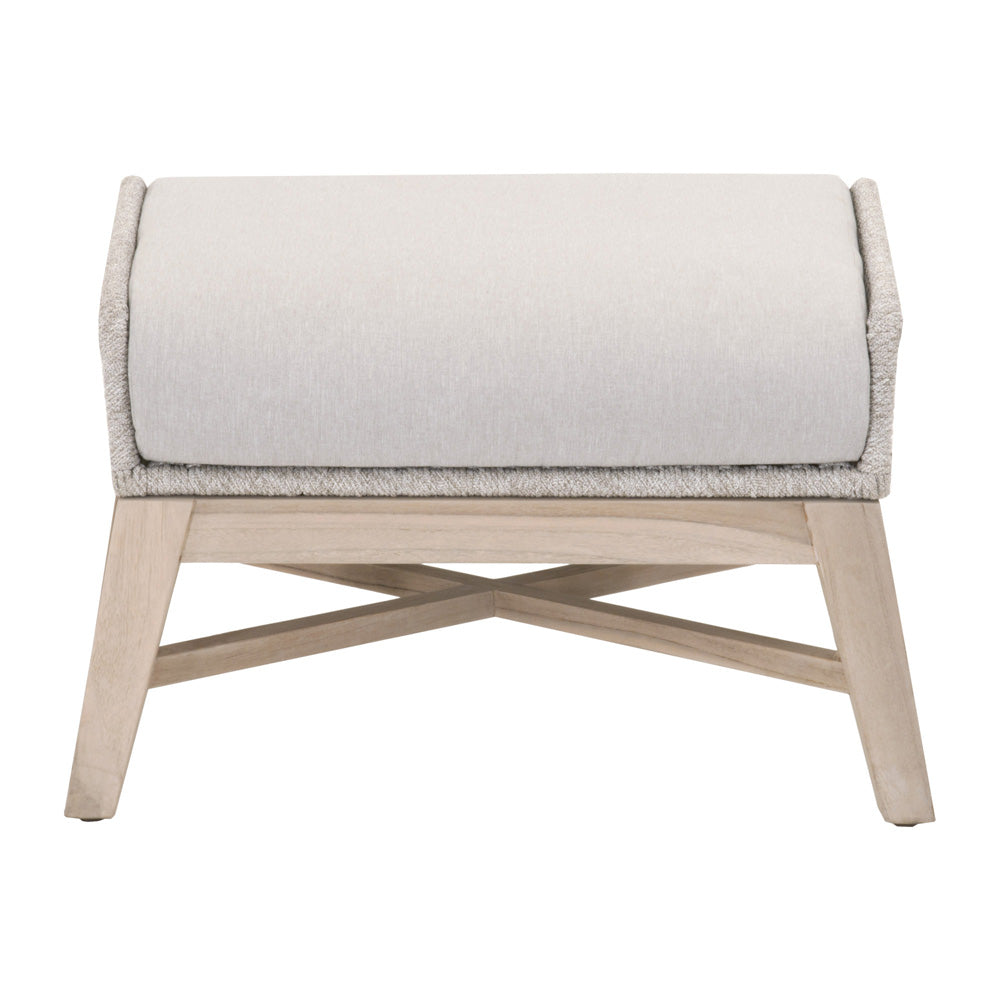 Essentials For Living - Woven - Outdoor  Tapestry Outdoor Footstool - 6851FS.WTA/PUM/GT_CLOSEOUT view 1