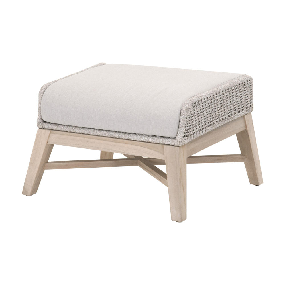 Essentials For Living - Woven - Outdoor  Tapestry Outdoor Footstool - 6851FS.WTA/PUM/GT_CLOSEOUT view 2