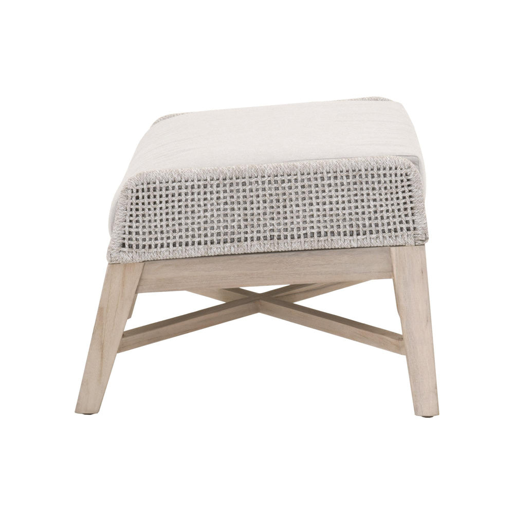 Essentials For Living - Woven - Outdoor  Tapestry Outdoor Footstool - 6851FS.WTA/PUM/GT_CLOSEOUT view 3