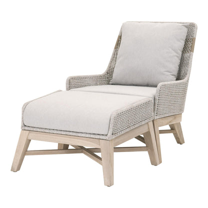 Essentials For Living - Woven - Outdoor  Tapestry Outdoor Footstool - 6851FS.WTA/PUM/GT_CLOSEOUT view 4
