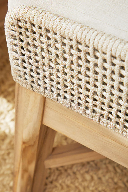 Essentials For Living - Woven - Outdoor  Tapestry Outdoor Footstool - 6851FS.WTA/PUM/GT_CLOSEOUT view 7
