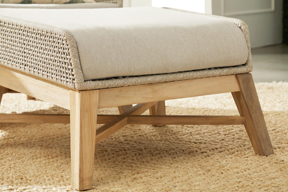 Essentials For Living - Woven - Outdoor  Tapestry Outdoor Footstool - 6851FS.WTA/PUM/GT_CLOSEOUT view 10