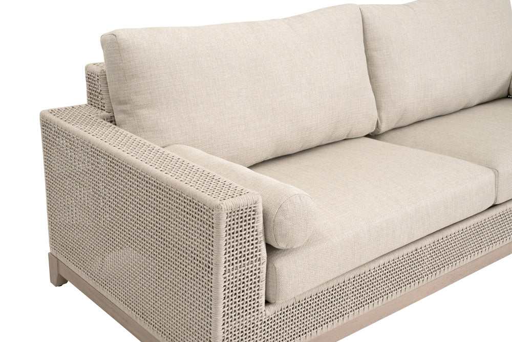 Essentials For Living - Woven - Outdoor  Tropez Outdoor 90" Sofa - 6843.OAT/ECR/W-ET view 4