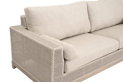 Essentials For Living - Woven - Outdoor  Tropez Outdoor 90" Sofa - 6843.OAT/ECR/W-ET view 4
