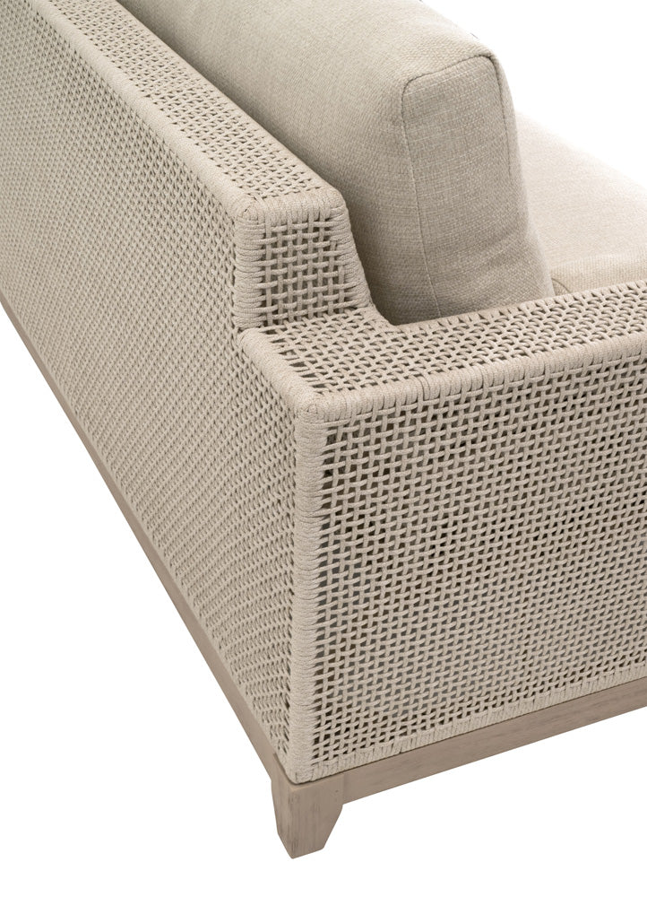 Essentials For Living - Woven - Outdoor  Tropez Outdoor 90" Sofa - 6843.OAT/ECR/W-ET view 5