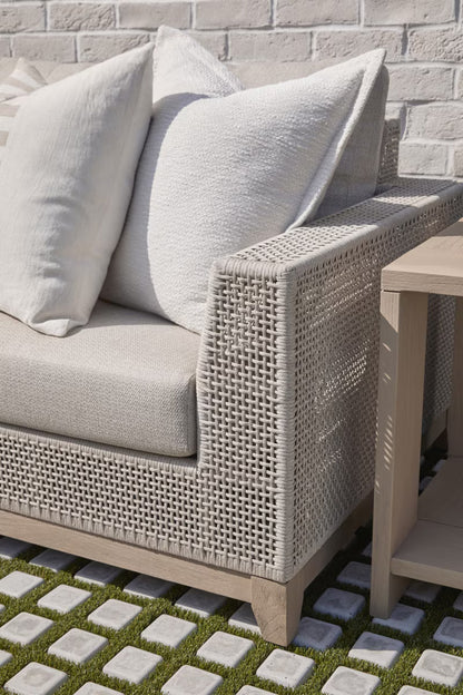 Essentials For Living - Woven - Outdoor  Tropez Outdoor 90" Sofa - 6843.OAT/ECR/W-ET view 9
