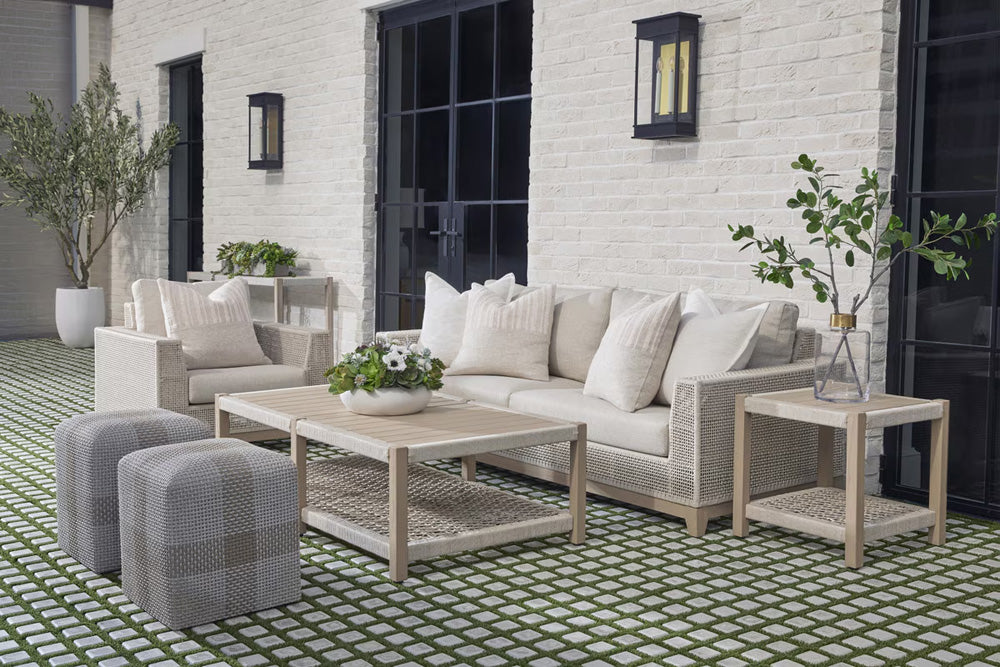 Essentials For Living - Woven - Outdoor  Tropez Outdoor 90" Sofa - 6843.OAT/ECR/W-ET view 11
