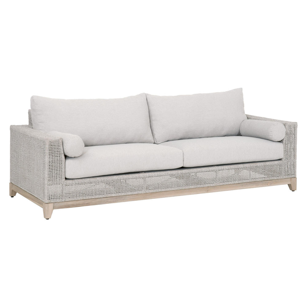Essentials For Living - Woven - Outdoor  Tropez Outdoor 90" Sofa - 6843.WTA/PUM/GT view 2