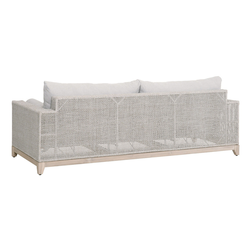 Essentials For Living - Woven - Outdoor  Tropez Outdoor 90" Sofa - 6843.WTA/PUM/GT view 4