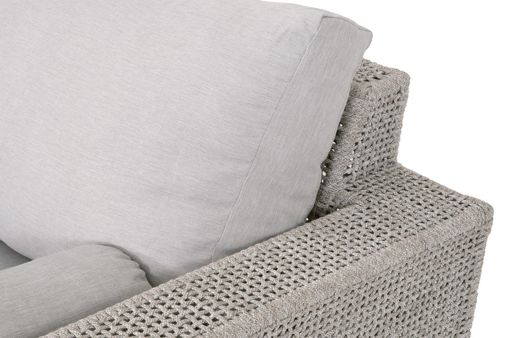 Essentials For Living - Woven - Outdoor  Tropez Outdoor 90" Sofa - 6843.WTA/PUM/GT view 8