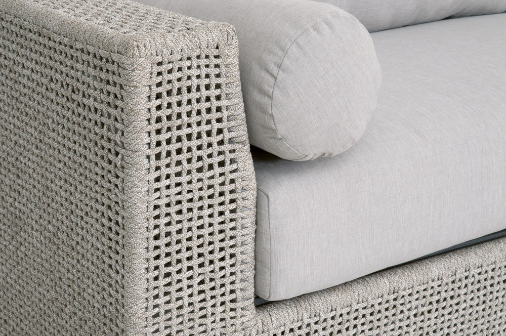 Essentials For Living - Woven - Outdoor  Tropez Outdoor 90" Sofa - 6843.WTA/PUM/GT view 9