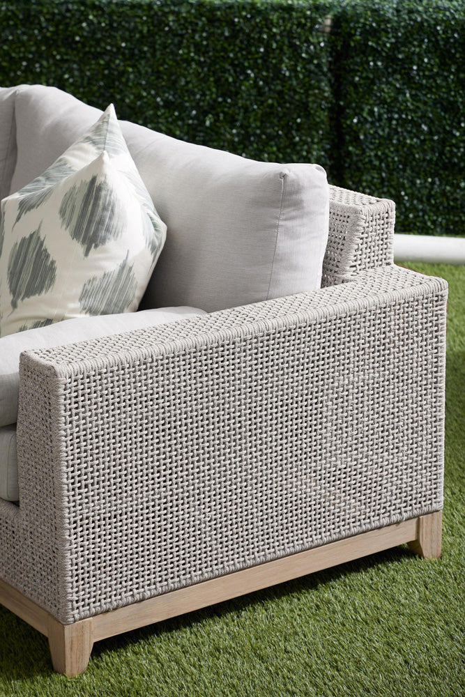 Essentials For Living - Woven - Outdoor  Tropez Outdoor 90" Sofa - 6843.WTA/PUM/GT view 11