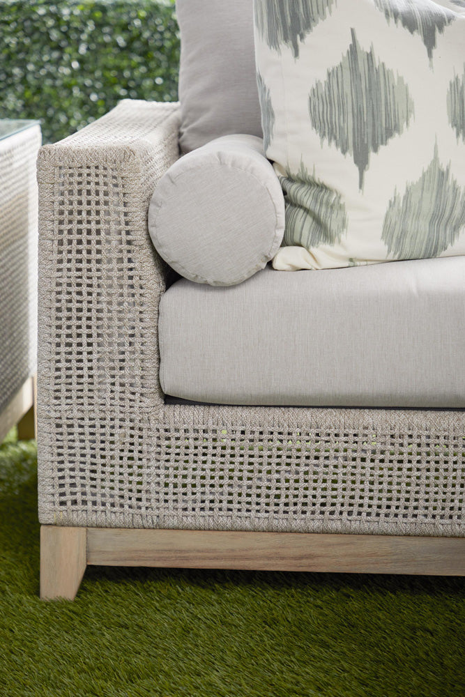 Essentials For Living - Woven - Outdoor  Tropez Outdoor 90" Sofa - 6843.WTA/PUM/GT view 12