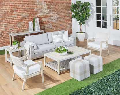 Essentials For Living - Woven - Outdoor  Tropez Outdoor 90" Sofa - 6843.WTA/PUM/GT view 12