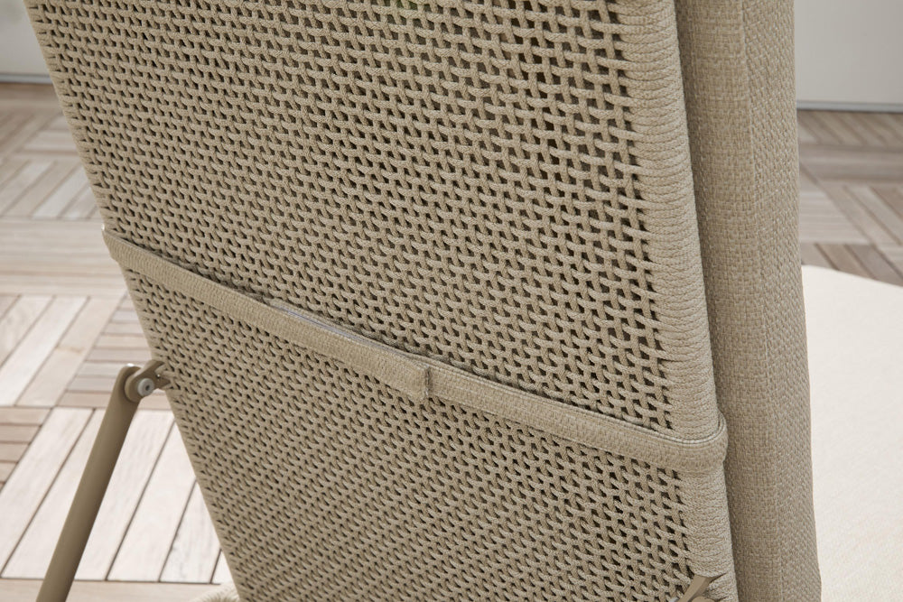 Essentials For Living - Woven - Outdoor  Tropez Outdoor Chaise Lounge - 6845-NS.OAT/ECR/W-ET view 9