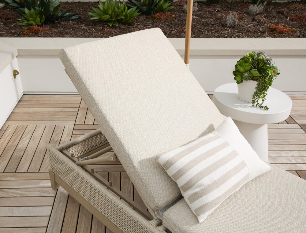 Essentials For Living - Woven - Outdoor  Tropez Outdoor Chaise Lounge - 6845-NS.OAT/ECR/W-ET view 11