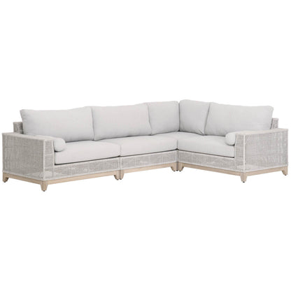 Essentials For Living - Woven - Outdoor  Tropez Outdoor Modular Corner Sofa - 6843-CRN.WTA/PUM/GT_CLOSEOUT view 6