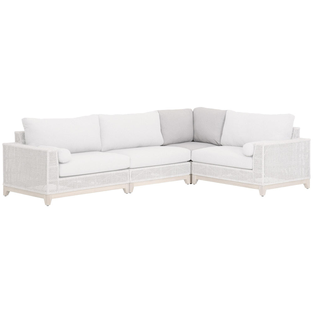 Essentials For Living - Woven - Outdoor  Tropez Outdoor Modular Corner Sofa - 6843-CRN.WTA/PUM/GT_CLOSEOUT view 7