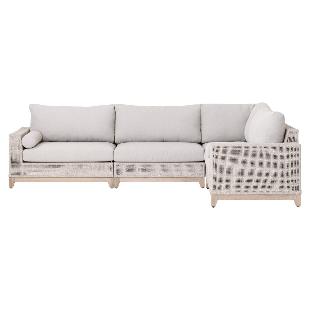 Essentials For Living - Woven - Outdoor  Tropez Outdoor Modular Corner Sofa - 6843-CRN.WTA/PUM/GT_CLOSEOUT view 8