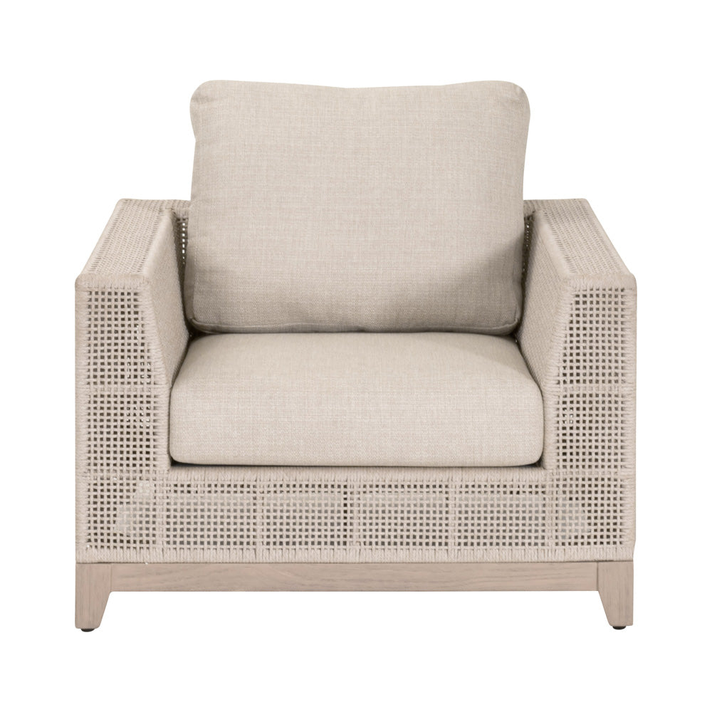 Essentials For Living - Woven - Outdoor  Tropez Outdoor Sofa Chair - 6843-1.OAT/ECR/W-ET view 1