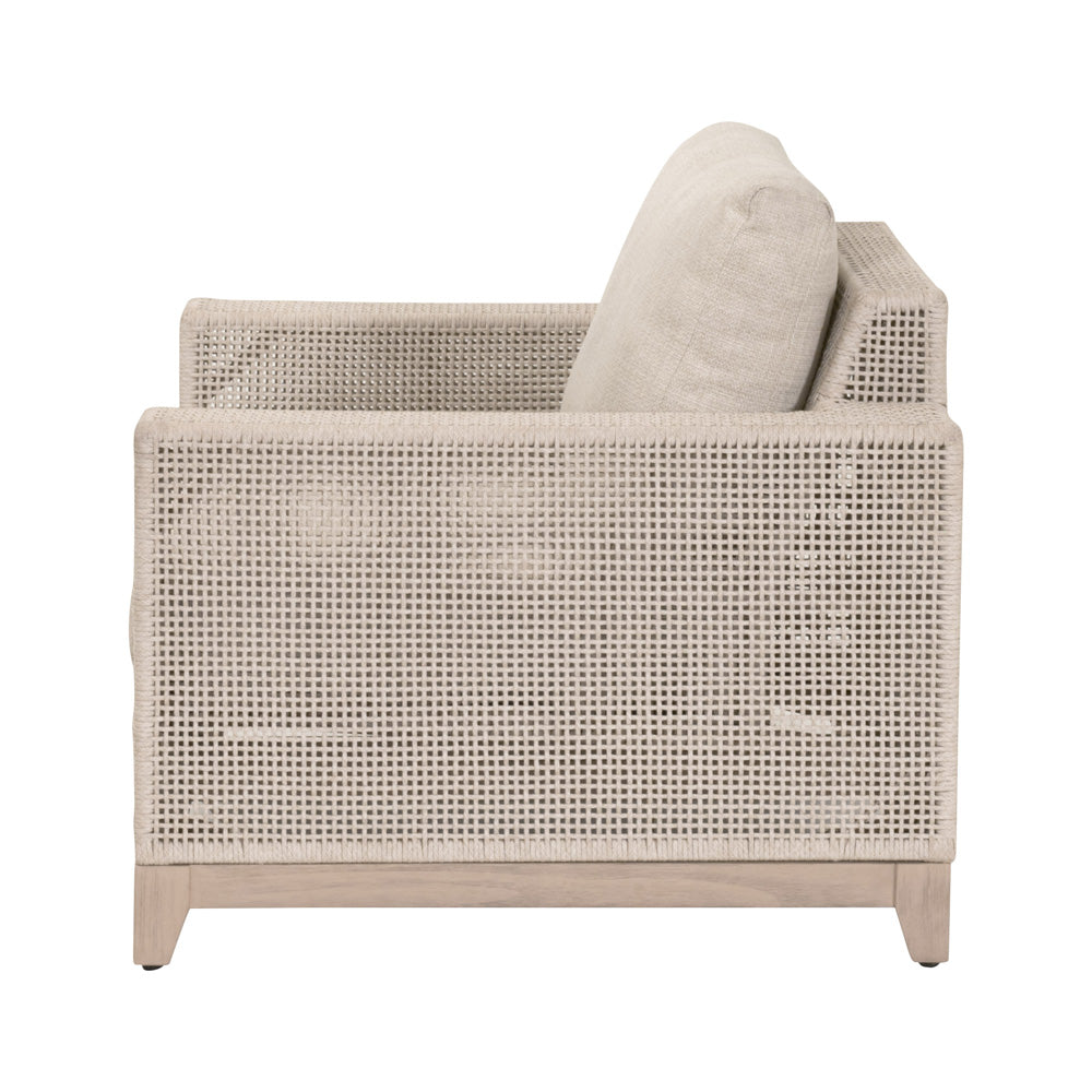Essentials For Living - Woven - Outdoor  Tropez Outdoor Sofa Chair - 6843-1.OAT/ECR/W-ET view 3