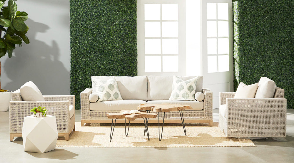 Essentials For Living - Woven - Outdoor  Tropez Outdoor Sofa Chair - 6843-1.WTA/PUM/GT view 8