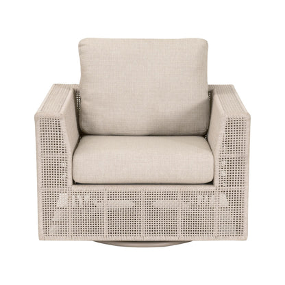 Essentials For Living - Woven - Outdoor  Tropez Outdoor Swivel Rocker Sofa Chair - 6843-1SRCK.OAT/ECR view 1