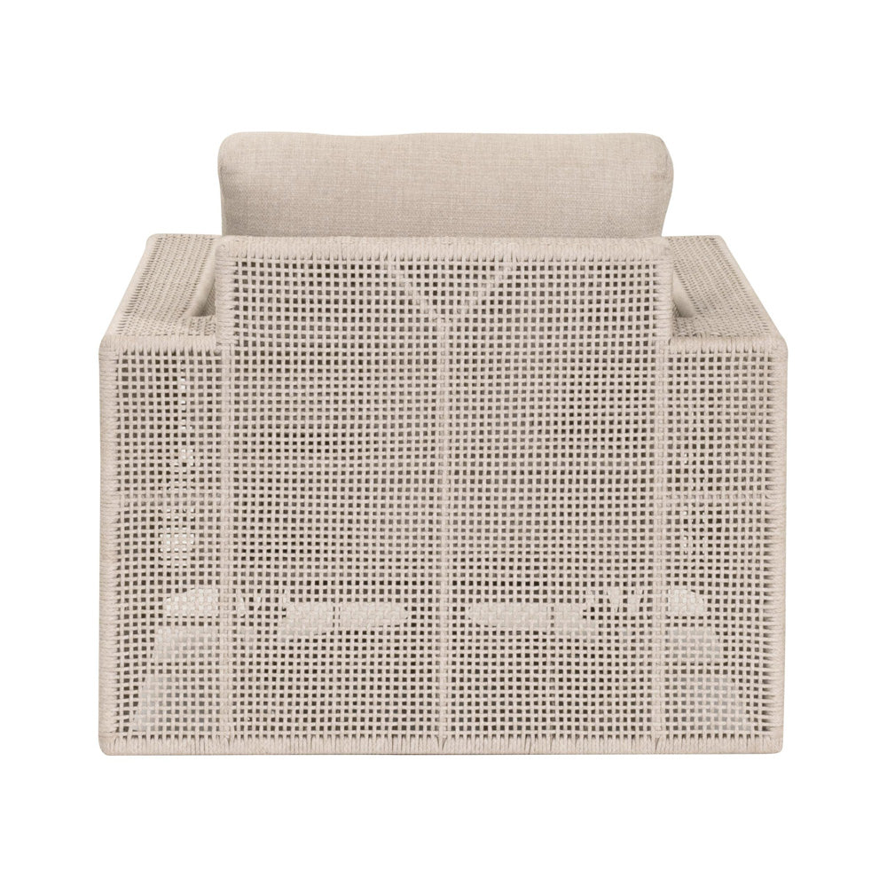 Essentials For Living - Woven - Outdoor  Tropez Outdoor Swivel Rocker Sofa Chair - 6843-1SRCK.OAT/ECR view 5