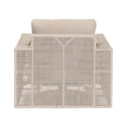 Essentials For Living - Woven - Outdoor  Tropez Outdoor Swivel Rocker Sofa Chair - 6843-1SRCK.OAT/ECR view 5