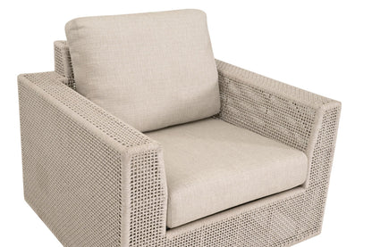 Essentials For Living - Woven - Outdoor  Tropez Outdoor Swivel Rocker Sofa Chair - 6843-1SRCK.OAT/ECR view 7