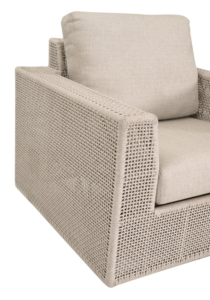 Essentials For Living - Woven - Outdoor  Tropez Outdoor Swivel Rocker Sofa Chair - 6843-1SRCK.OAT/ECR view 8