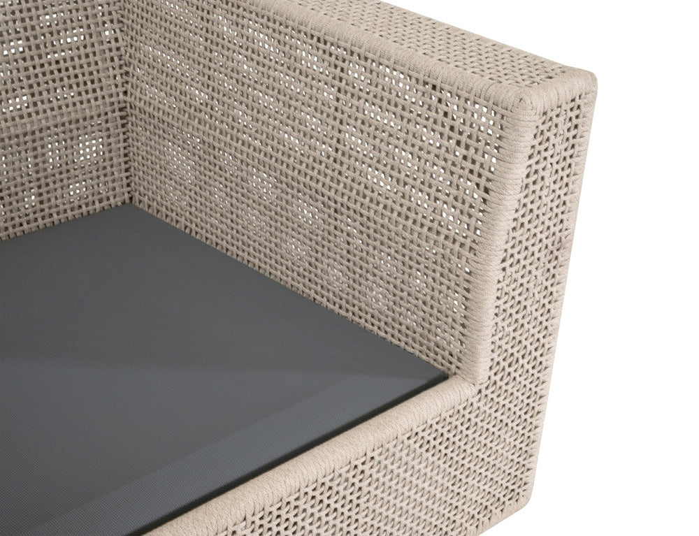 Essentials For Living - Woven - Outdoor  Tropez Outdoor Swivel Rocker Sofa Chair - 6843-1SRCK.OAT/ECR view 9