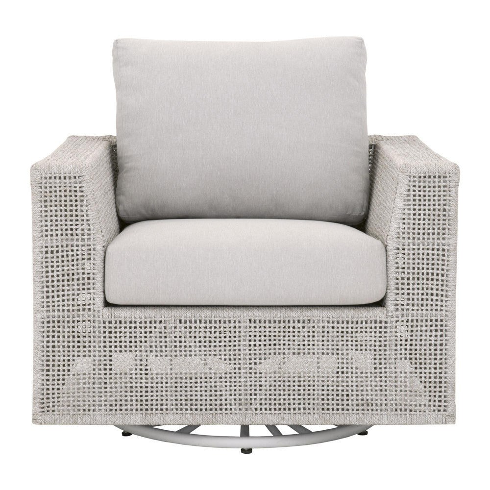 Essentials For Living - Woven - Outdoor  Tropez Outdoor Swivel Rocker Sofa Chair - 6843-1SRCK.WTA/PUM view 1