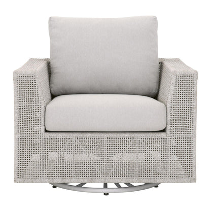 Essentials For Living - Woven - Outdoor  Tropez Outdoor Swivel Rocker Sofa Chair - 6843-1SRCK.WTA/PUM view 1