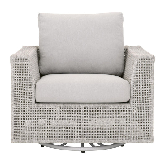 Essentials For Living - Woven - Outdoor  Tropez Outdoor Swivel Rocker Sofa Chair - 6843-1SRCK.WTA/PUM view 1