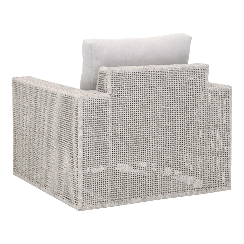 Essentials For Living - Woven - Outdoor  Tropez Outdoor Swivel Rocker Sofa Chair - 6843-1SRCK.WTA/PUM view 4