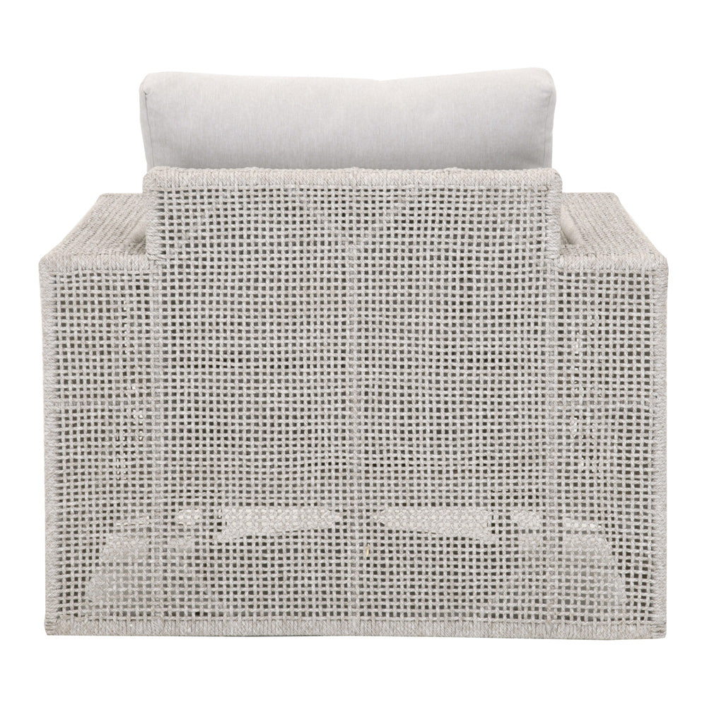 Essentials For Living - Woven - Outdoor  Tropez Outdoor Swivel Rocker Sofa Chair - 6843-1SRCK.WTA/PUM view 5