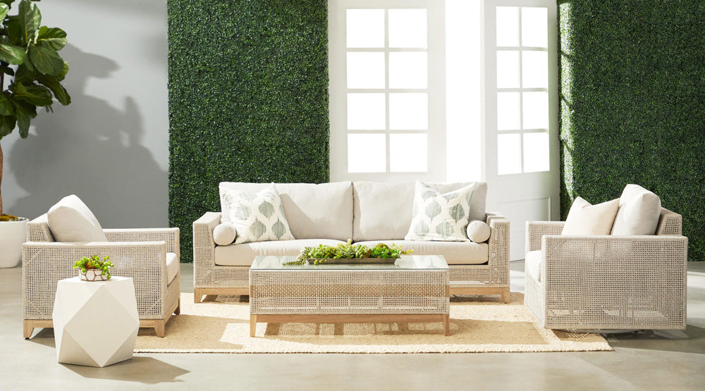 Essentials For Living - Woven - Outdoor  Tropez Outdoor Swivel Rocker Sofa Chair - 6843-1SRCK.WTA/PUM view 10