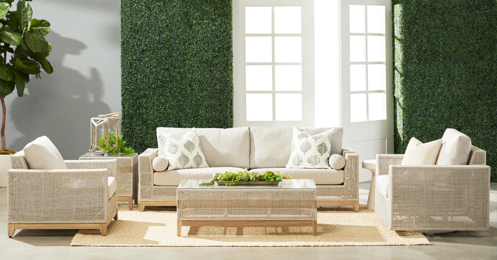 Essentials For Living - Woven - Outdoor  Tropez Outdoor Swivel Rocker Sofa Chair - 6843-1SRCK.WTA/PUM view 11