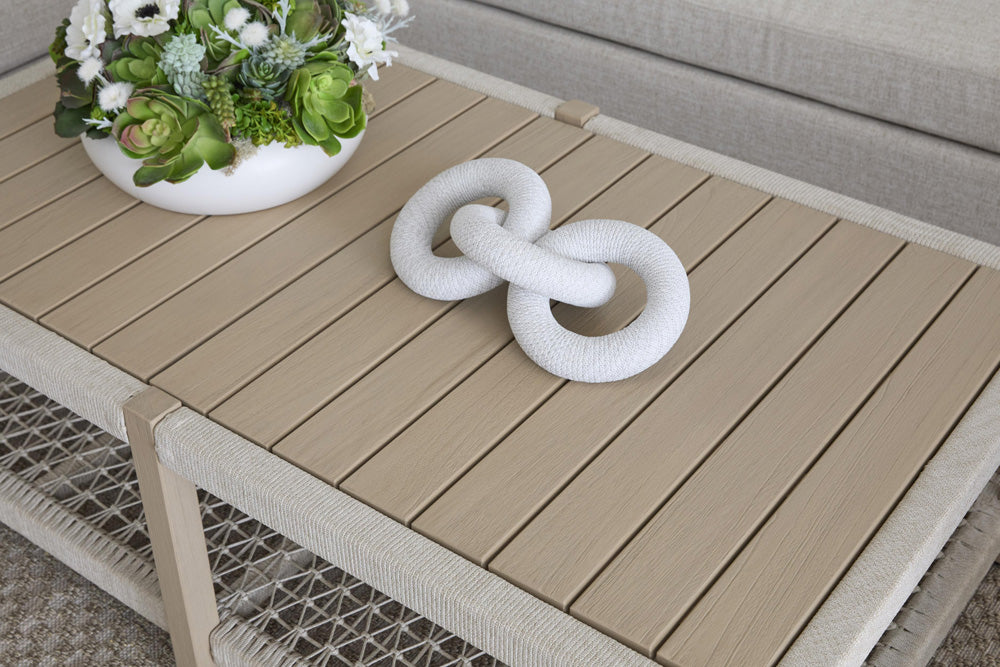 Essentials For Living - Woven - Outdoor  Wrap Outdoor Coffee Table - 6870.OAT/W-ET view 6