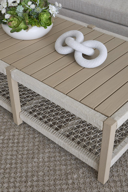 Essentials For Living - Woven - Outdoor  Wrap Outdoor Coffee Table - 6870.OAT/W-ET view 7