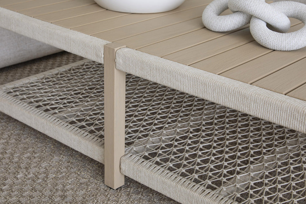 Essentials For Living - Woven - Outdoor  Wrap Outdoor Coffee Table - 6870.OAT/W-ET view 8