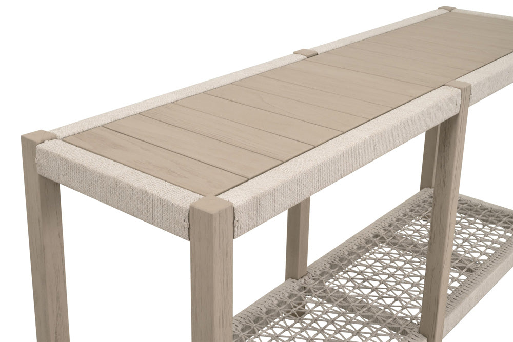 Essentials For Living - Woven - Outdoor  Wrap Outdoor Console Table - 6873.OAT/W-ET view 4