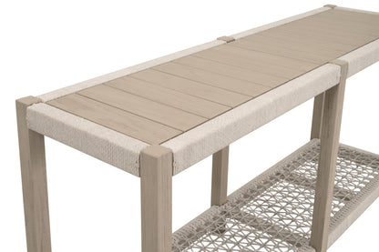 Essentials For Living - Woven - Outdoor  Wrap Outdoor Console Table - 6873.OAT/W-ET view 4