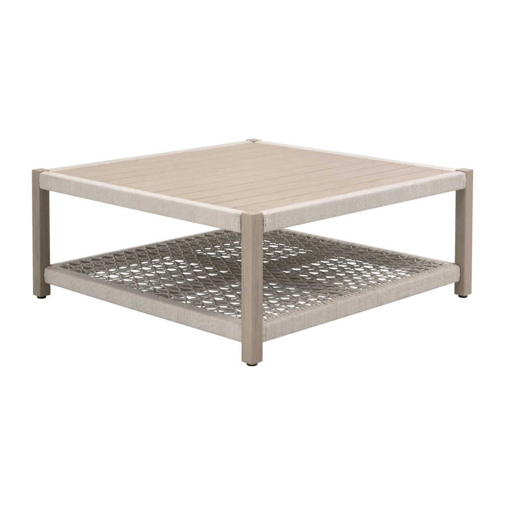 Essentials For Living - Woven - Outdoor  Wrap Outdoor Square Coffee Table - 6870SQ.OAT/W-ET view 4