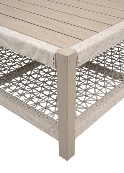 Essentials For Living - Woven - Outdoor  Wrap Outdoor Square Coffee Table - 6870SQ.OAT/W-ET view 5
