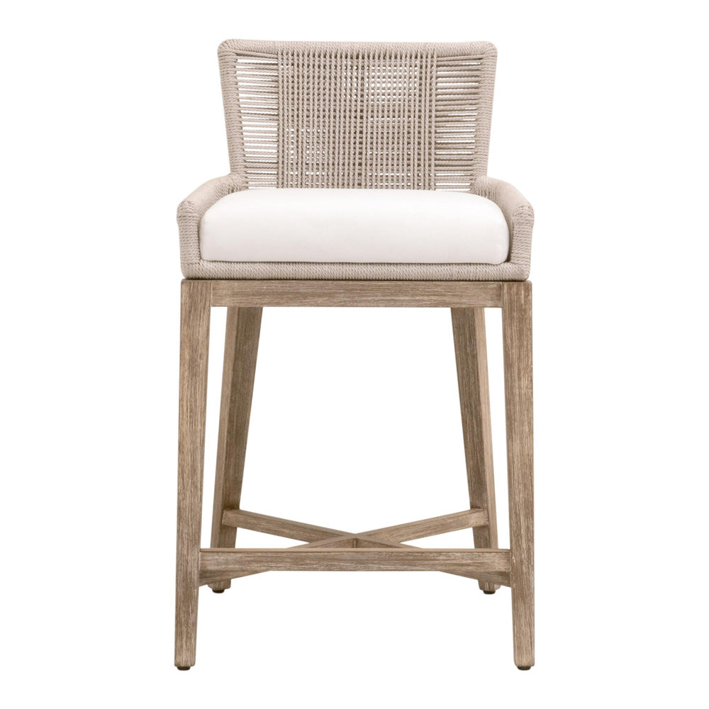 Essentials For Living - Woven Overlay Counter Stool - 6859CS.OYS/LPPRL/NG view 1